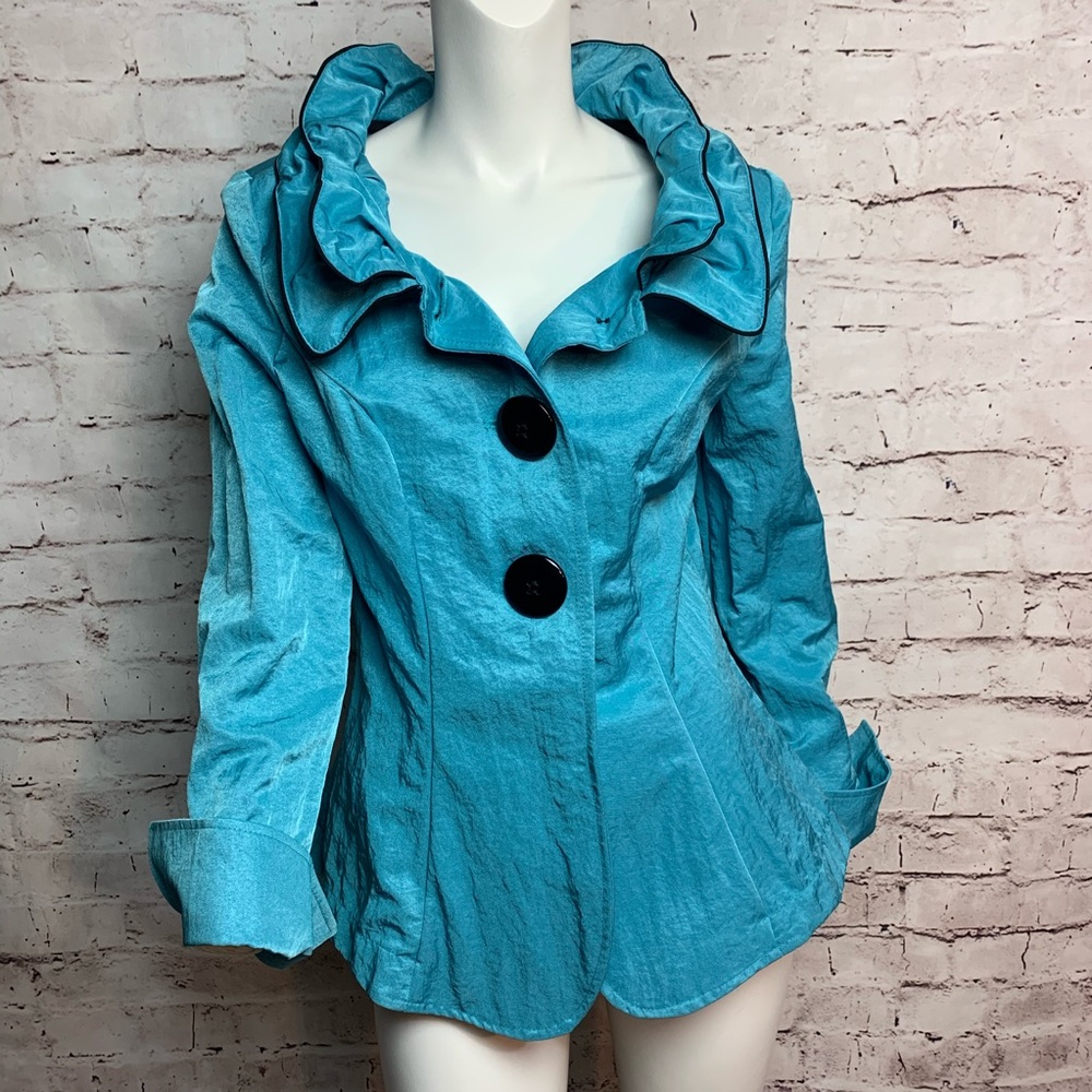 Wired-collar blazer Design Today L #501